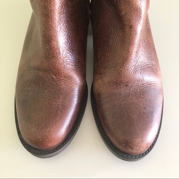 Brazilian Leather Braided Riding Boots - Picture 4 of 8